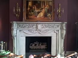 Formal Dining Room Grand Fireplace