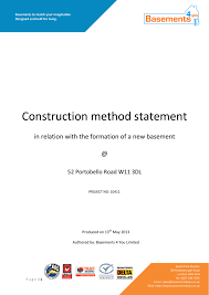 Construction Method Statement Royal