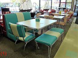 retro dining room table and chairs