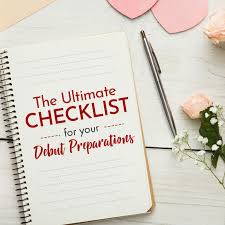 the ultimate checklist for your debut