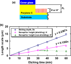 Time Course Study Of Parylene C Rie Etching With Without