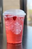 Is the Starbucks strawberry refresher sweet?