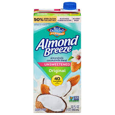 almond coconut milk unsweetened