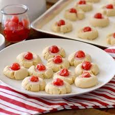 Some people even call it puerto rican eggnog, even though the traditional drink recipe does not require any eggs. Glazed Shortbread Almond Cookies With Cherries Almond Cookies Holiday Cookie Recipes Cherry Cookies