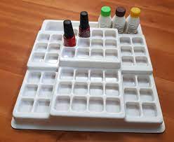 white nail polish tray thickness 0 5