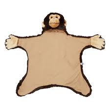wild soft monkey costume brown