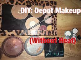 how to depot makeup without heat