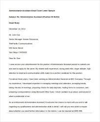 Sample Of Cover Letter For Administrative Assistant Executive       