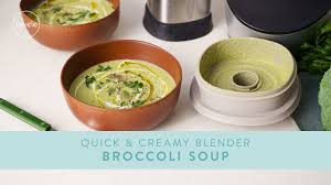 quick and healthy blender broccoli soup