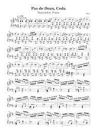 Codamusic is a publishing house for high quality sheet music. Nutcracker 14d Pas De Deux Coda Sheet Music For Piano Solo Musescore Com