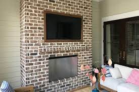 Recessed Tv On Brick Wall