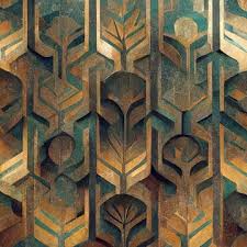 Seamless Art Deco Texture Generative