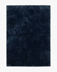 midnight ocean blue plush rug ruggable