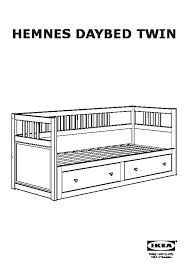 hemnes daybed with 2 drawers 2