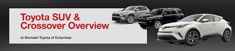 Toyota Suv Comparison 2019 C Hr Rav4 Highlander 4runner