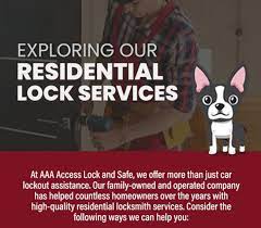 residential lock services infographic