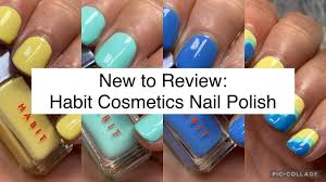 habit cosmetics nail polish swatches