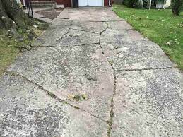 how to fix s in a driveway
