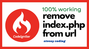 removing index php codeigniter in