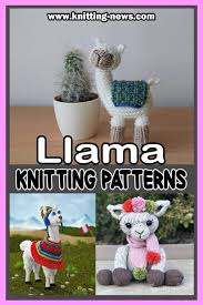 12 fluffy llama knitting patterns