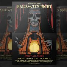 Halloween Party Flyer Template Psd File Free Download