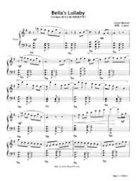 Sheet music arranged for easy piano in g major. Bella S Lullaby Twilight Ost Free Piano Sheet Music Piano Chords