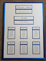 Royal Blue Wedding Table Plan Board In 2019 Reception