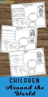 Free and premium teaching resources and teacher worksheets for use with students in the classroom or at home, listed by subject. Free Children Around The World Printables