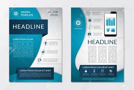 Flyer Brochure Design Layout Template With Set Of Business Marketing