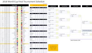 world cup 2018 schedule excel template