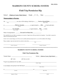 High School Field Trip Permission Form Fill Out And Sign