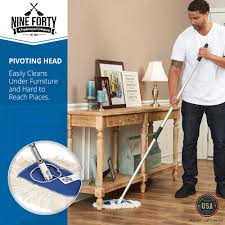 You will always find floors usa prompt and courteous. Nine Forty Residential Commercial Usa Cotton Wedge Hardwood Floor Dry Dust Mop Head Handle Amazon Ae Home