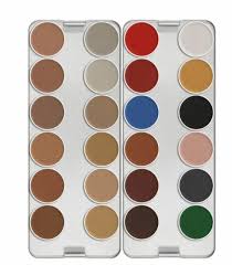 24 color 1108n makeup palette kit ecarf