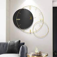 Modern Round Oversized Wall Clock Home