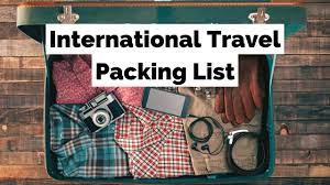international travel ng checklist