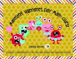 Grab all of your girlfriends and celebrate your inseparable bond. Monster Valentine S Day Bash Math Concept Review By Edunista Tpt