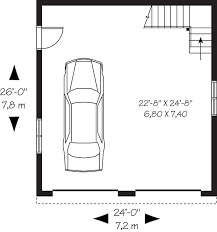 garage plan 64870 2 car garage