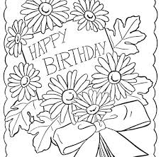 Happy Birthday Coloring Pages For Kids Birthday Coloring Pages For