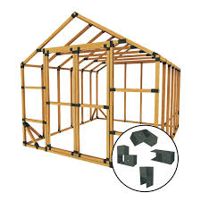 We simply partially assemble the shed kit and send it as a package for you to assemble. 10 Ft W X 12 Ft D Custom Diy Storage Shed Kit By E Z Frames Walmart Com Walmart Com