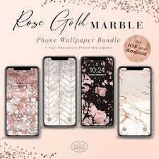 Rose Gold Marble Phone Wallpaper Iphone