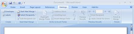 how to create mailing labels in word