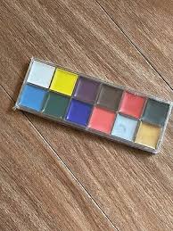 12 colour flash palette face paint