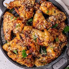 garlic parmesan wings crispy and oven