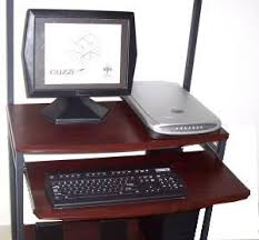 The use of a small computer desk is preferred because it saves space. Sts 7801 Compact Portable Computer Desk W Hutch Shelf Keyboard Tray Oceanpointe Distributors Corporation