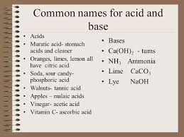 It is used by organisms for krebs cycle. Acids And Bases Not The Stuff You Already Know Ppt Download