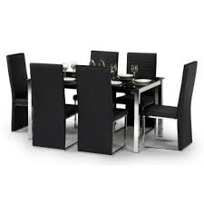 Chrome Dining Table And 6 Chairs