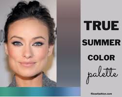 true summer color palette colors for