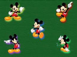 mickey mouse wallpaper green
