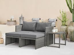 rattan garden furniture set goodhomes