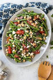 Mediterranean Green Bean Salad Recipe In 2020 Bean Salad Green  gambar png